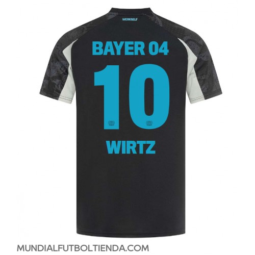 Camiseta Bayer Leverkusen Florian Wirtz #10 Tercera Equipación Replica 2024-25 mangas cortas